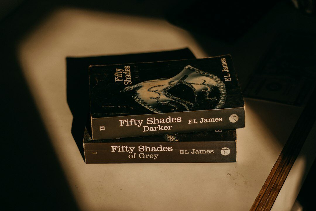 stack of mystery novels